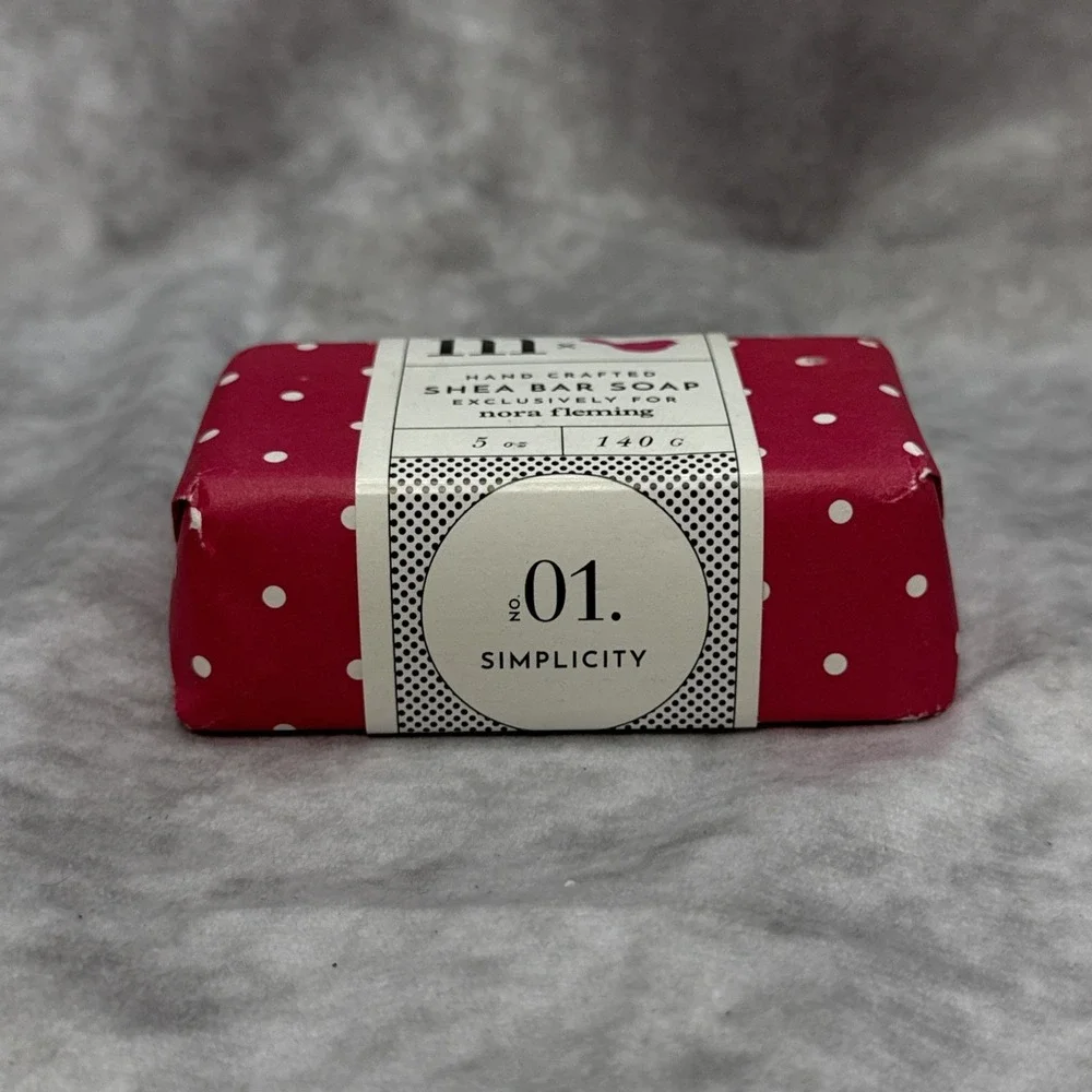 Nora Fleming Retired Dot Soap Hand Crafted Shea Bar Exclusive 5oz Hypoallergenic